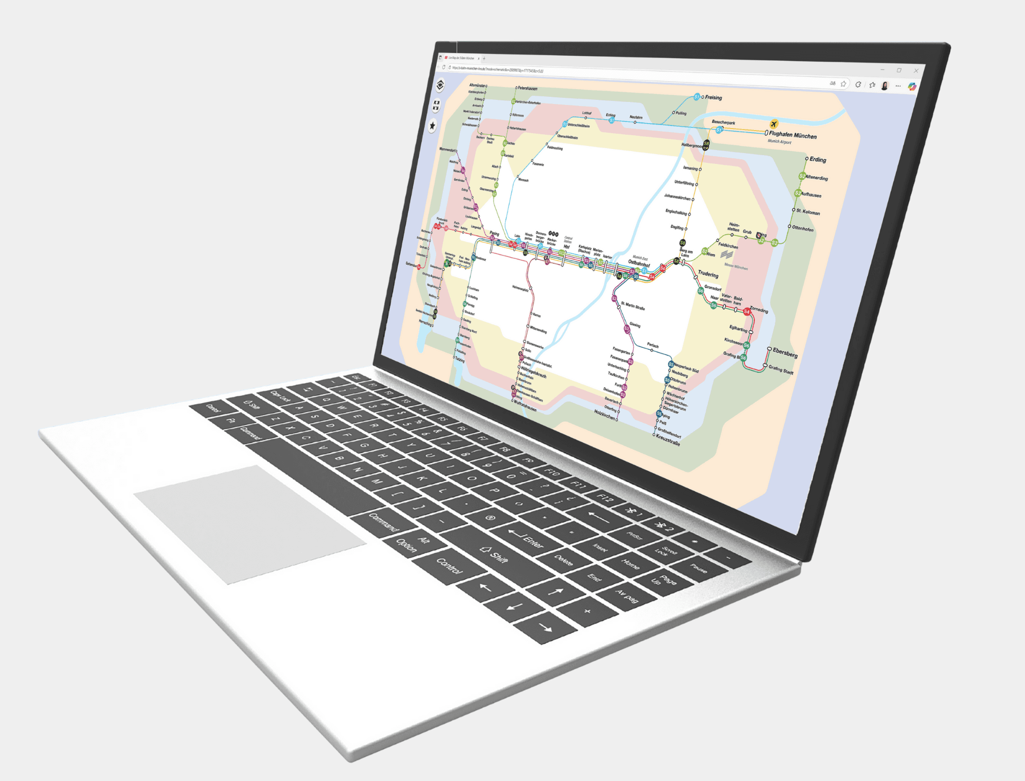 Heaviest traffic on two tracks